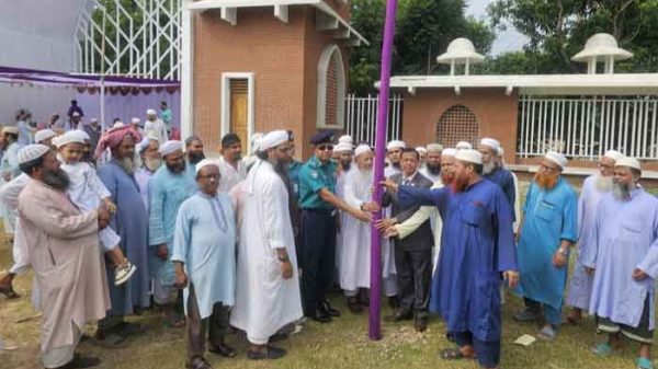 রাজশাহীতে জেলা তাবলিগ ইজতেমা প্যান্ডেল তৈরীর কার্যক্রমের উদ্বোধন